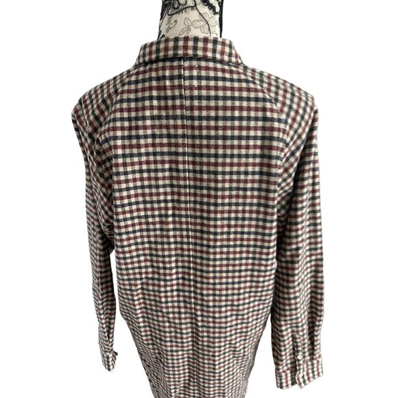 WOOLRICH Women's Light Weight Plaid Shirt Jacket Size Medium - Picture 4 of 8